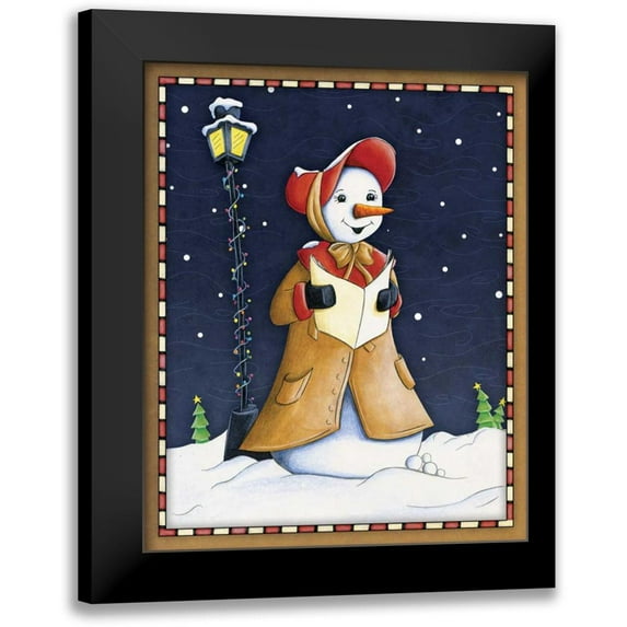 Josefina 12x14 Black Modern Framed Museum Art Print Titled - In the Spirit II