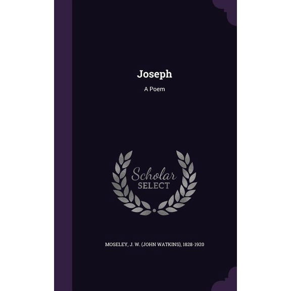 Joseph : A Poem (Hardcover)