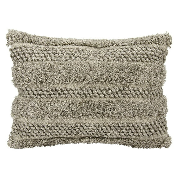 Joseph Abboud Pillow Grey Loop Cut Pillow