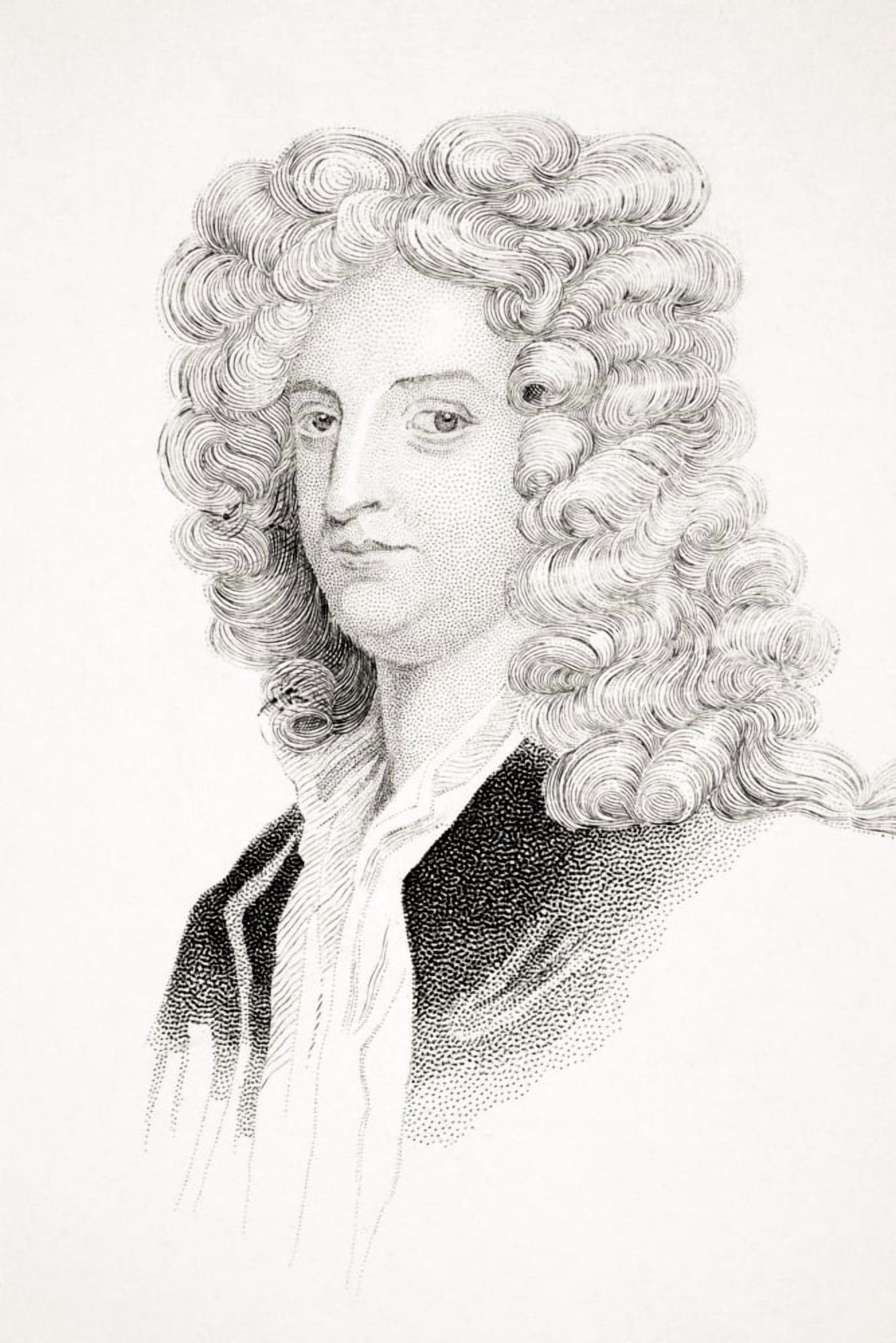 Joseph Addison 1672-1719 English Essayist Poet And Statesman From Old Englands Worthies By Lord Brougham And Others Published London Circa 1880s Canvas Art - Ken Welsh Design Pics (22 x 34)
