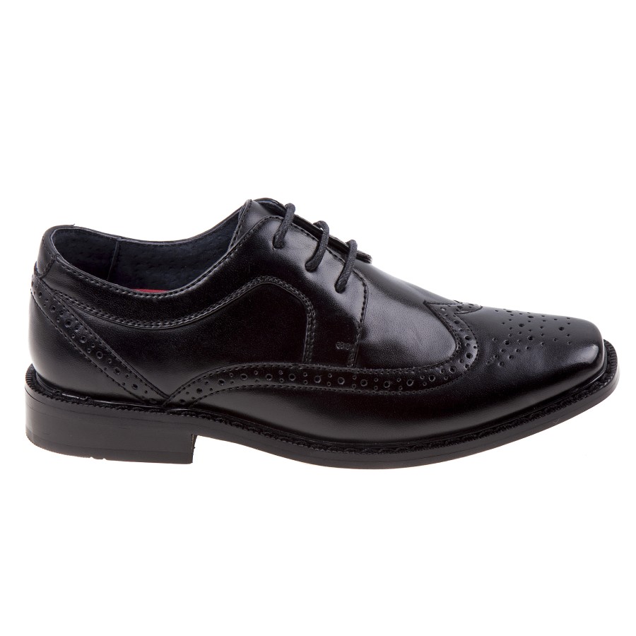 Joseph Allen Boys Lace Child Dress Shoes - Black, 4 - image 1 of 4