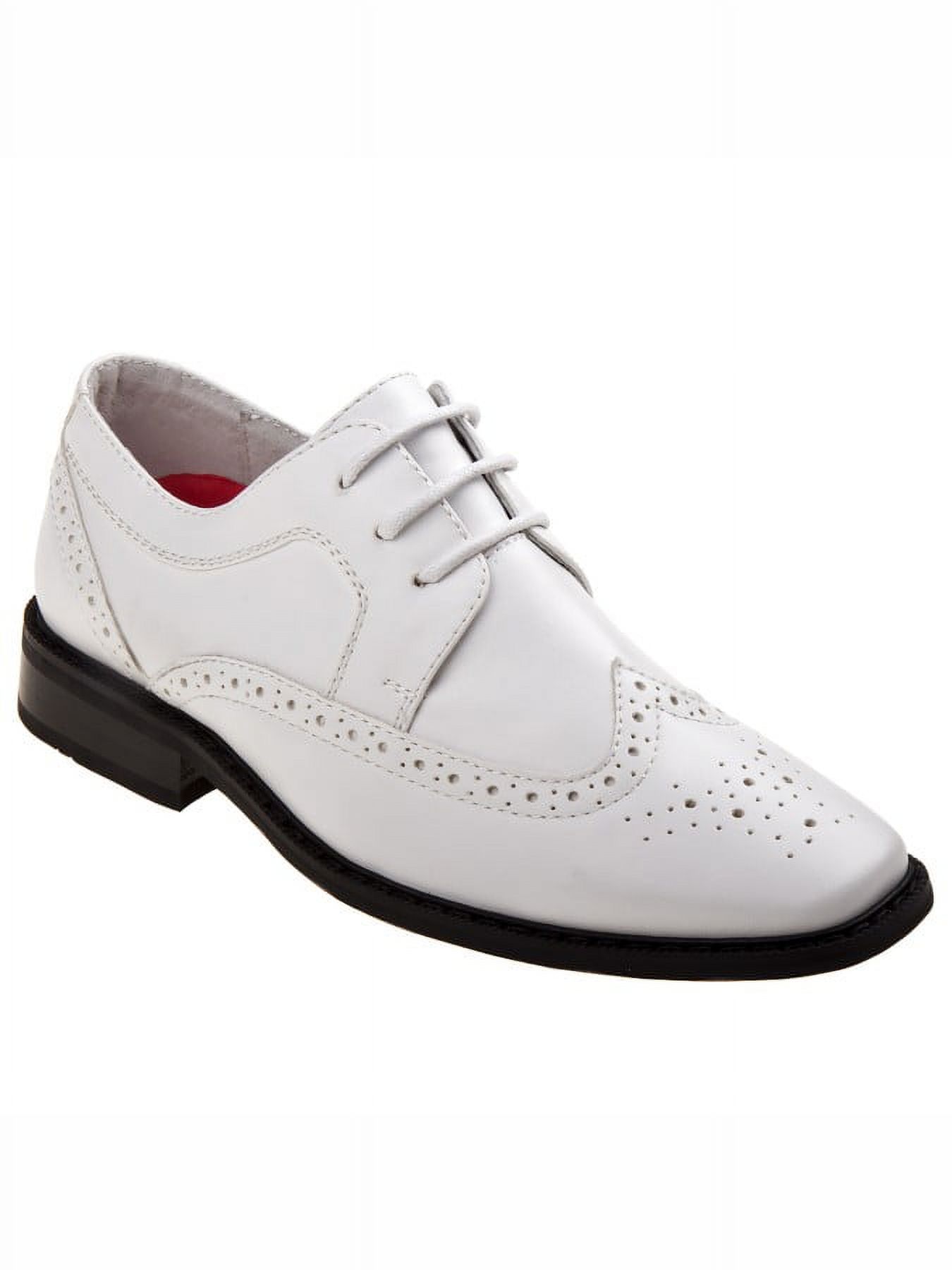 Joseph Allen Boys Lace Child Dress Shoes - White, 13 - image 1 of 5