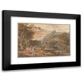 thumbnail image 1 of Joseph Anton Koch 18x13 Black Modern Framed Museum Art Print Titled - View of Vietri with Young Country Women Dancing for Shepherds in the Foreground (1800), 1 of 5