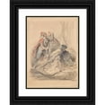 thumbnail image 1 of Joseph Anton Strassgschwandtner 11x14 Black Ornate Wood Framed Double Matted Museum Art Print Titled: Bosniaken (1850), 1 of 5