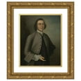 thumbnail image 1 of Joseph Badger 12x14 Gold Ornate Wood Frame and Double Matted Museum Art Print Titled - Dr. William Foster (1755), 1 of 4