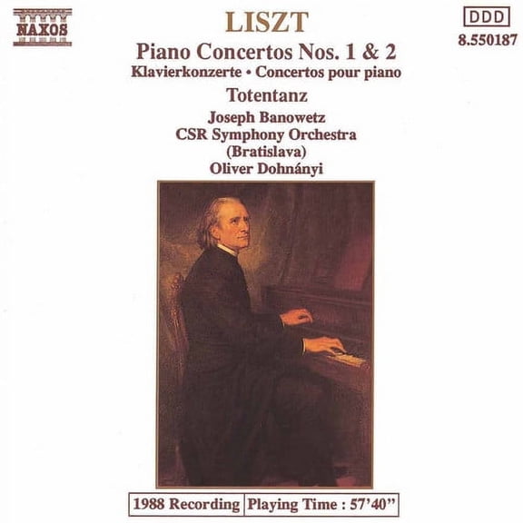Joseph Banowetz - Piano Concerto 1 & 2 / Totentanz - Music & Performance - CD