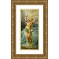 thumbnail image 1 of Joseph Bernard 8x14 Gold Ornate Wood Frame and Double Matted Museum Art Print Titled - Water Nymph, 1 of 4