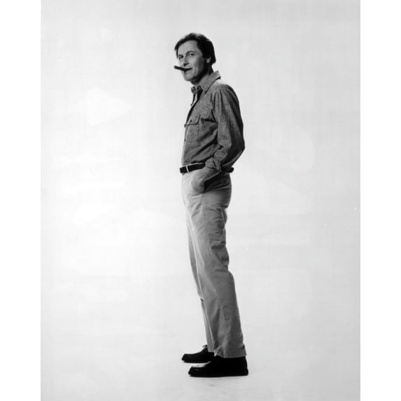 Joseph Bologna smoking a cigar/ Photo Print (8 x 10)