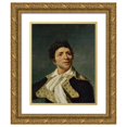 thumbnail image 1 of Joseph Boze 20x24 Gold Ornate Framed and Double Matted Museum Art Print Titled - Portrait of Jean-Paul Marat (1743-1793), Politician (1793), 1 of 4