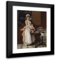 thumbnail image 1 of Joseph Caraud 11x14 Black Modern Framed Museum Art Print Titled - The Cherry Girl (1875), 1 of 5