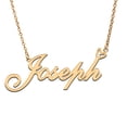 thumbnail image 1 of Joseph Custom Name Necklace Customized Personalized Plated Name Necklace for Mother Daughter Friendship Women Valentine's Day Christmas Birthday New Year Gold, 1 of 7