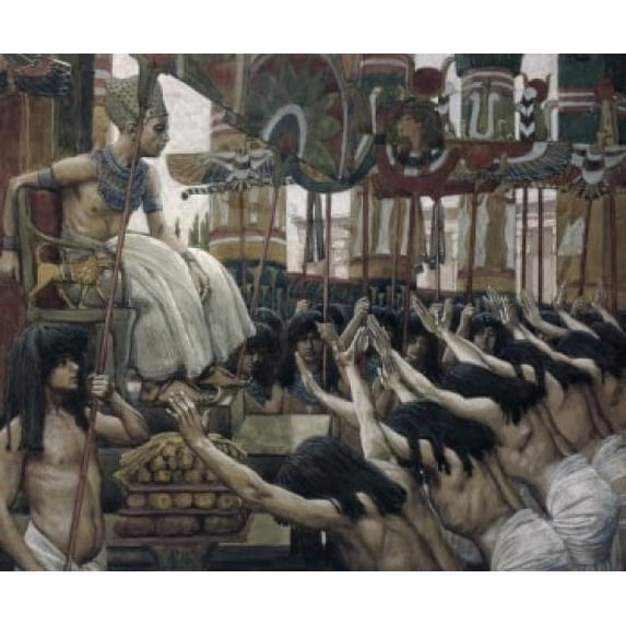 Joseph Dwelleth in Egypt , James J. Tissot (1836-1902/French) , Jewish Museum, New York Poster Print (24 x 36)