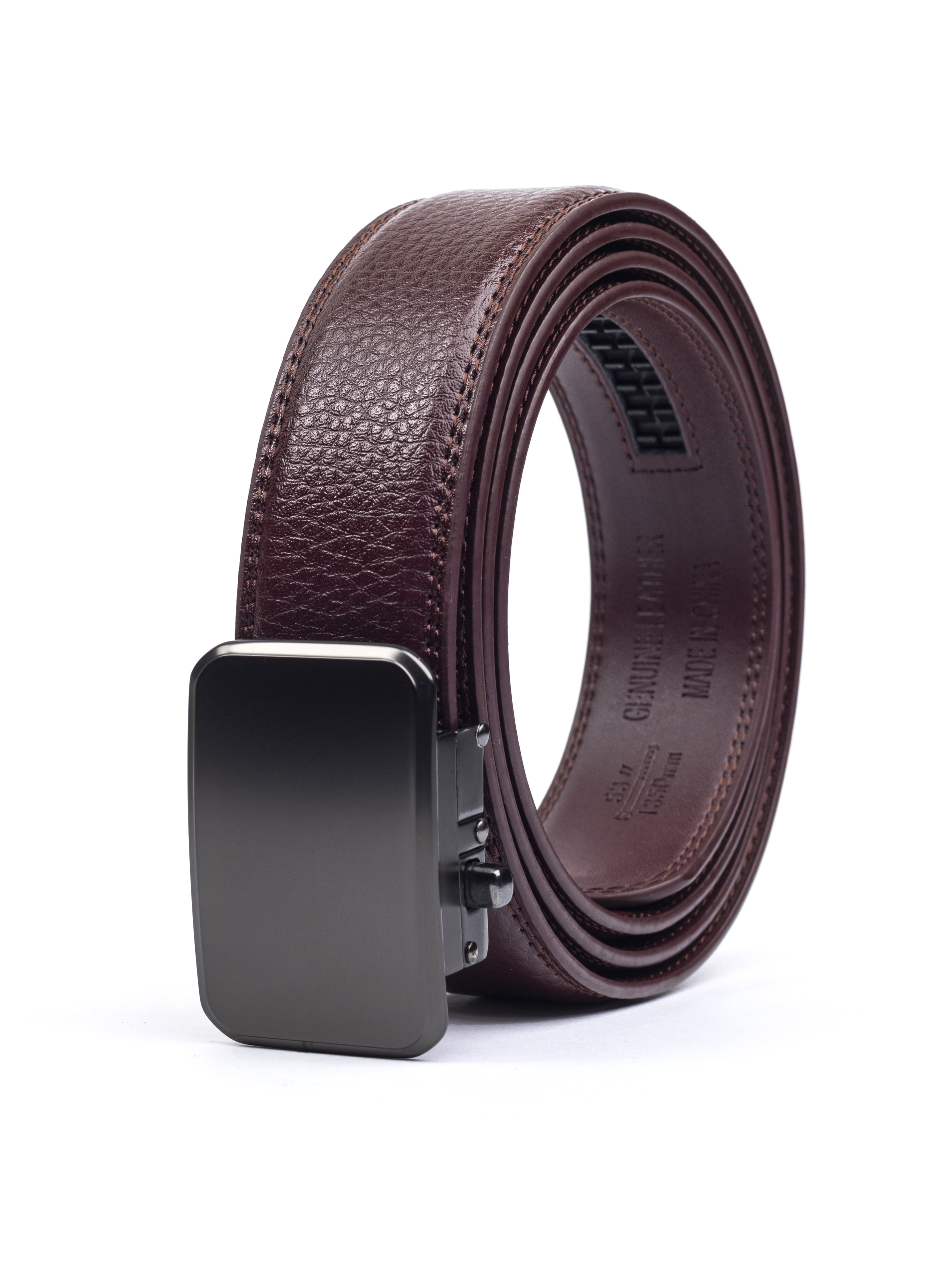 Mens leather golf belts cheap