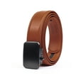 thumbnail image 1 of Joseph Elliott Belts Men's Genuine Leather Ratchet Adjustable Golf Belt Orange, Black Buckle, 1 of 2