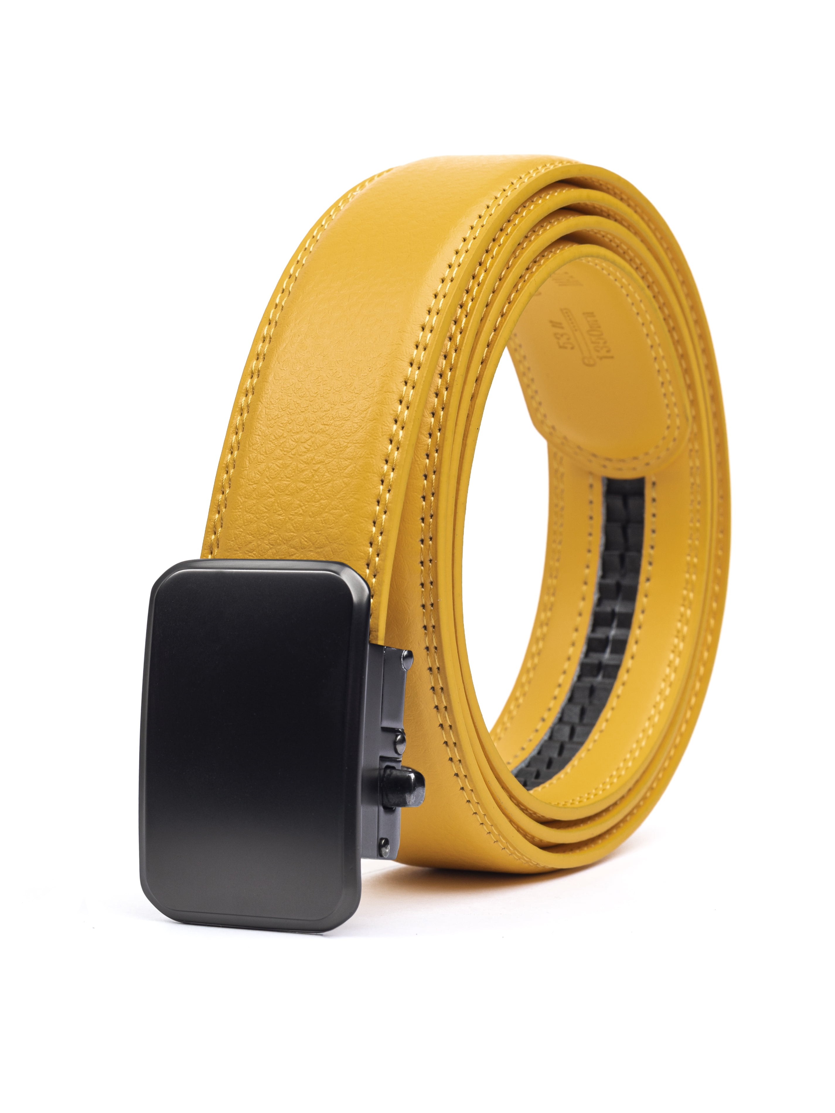 yellow golf belt