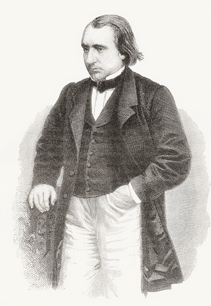 Joseph Ernest Renan 1823 - 1892 French Expert Of Middle East Ancient Languages And Civilizations Philosopher And Writer From Nuestro Siglo Published 1883 Canvas Art - Ken Welsh Design Pics (11 x 17)