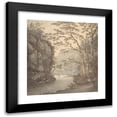 thumbnail image 1 of Joseph Farington 20x21 Black Modern Framed Museum Art Print Titled - At Nunnery in Cumberland August 20, 1786 (1786), 1 of 5