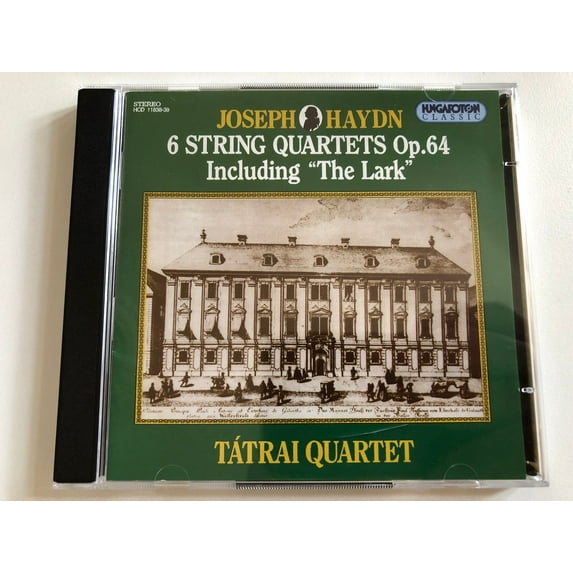Joseph Haydn: 6 String Quartets Op. 64, Including ''The Lark'' - Tatrai Quartet / Hungaroton Classic 2x Audio CD 1995 Stereo / HCD 11838-39