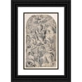 thumbnail image 1 of Joseph Heintz The Elder 12x18 Black Ornate Wood Framed Double Matted Museum Art Print Titled - Madonna and Child Surrounded by Female Saints (1600-1678), 1 of 5