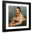 thumbnail image 1 of Joseph Henri François van Lerius 12x14 Black Modern Framed Museum Art Print Titled - Girl from Dalarne (1843-1876), 1 of 5