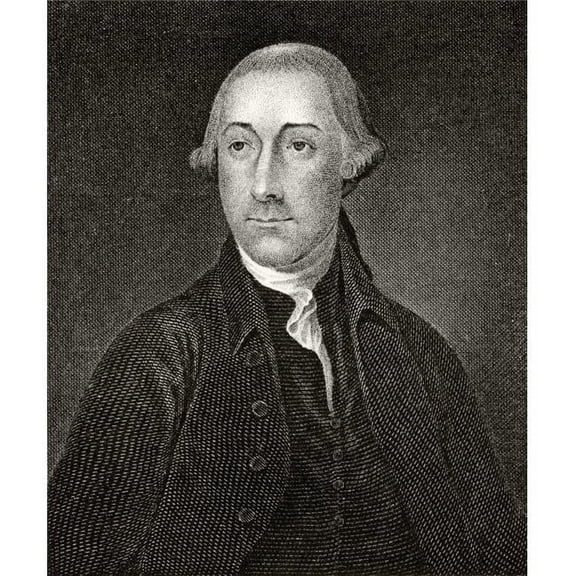 Joseph Hewes 1730 To 1779 American Statesman & Founding Father A Signatory of Declaration of Independence 19th Century Poster Print - Large - 26 x 30