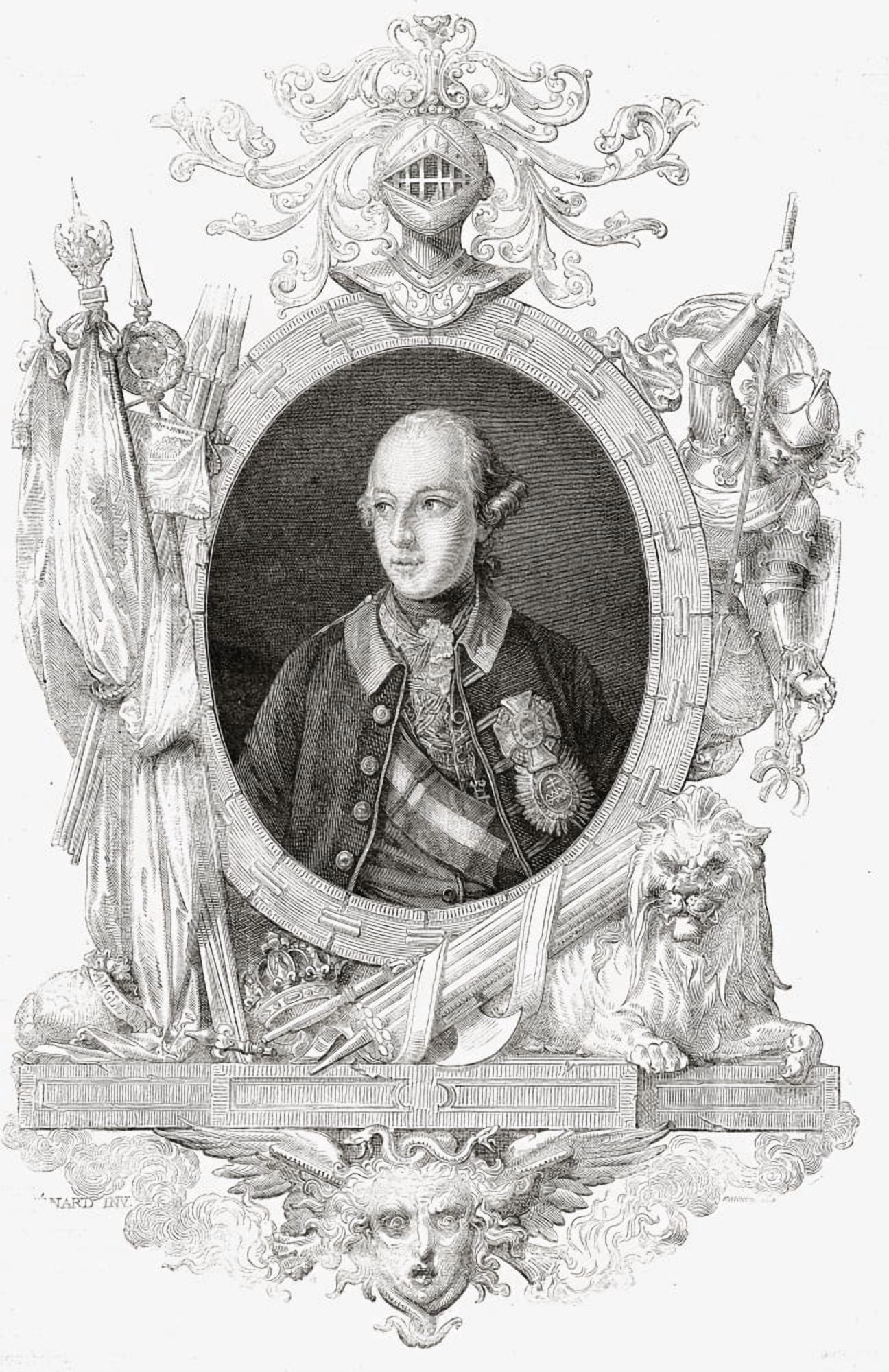 Joseph Ii17411790 Holy Roman Emperor (176590) King Of Bohemia And Hungary (178090)From Histoire De La Revolution Francaise By Louis Blanc Canvas Art - Ken Welsh Design Pics (12 x 19)