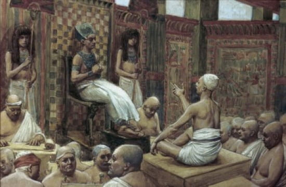 Joseph Interprets Pharaohs Dream James J Tissot (1836-1902 French) Jewish Museum New York Canvas Art - James Tissot (18 x 24)