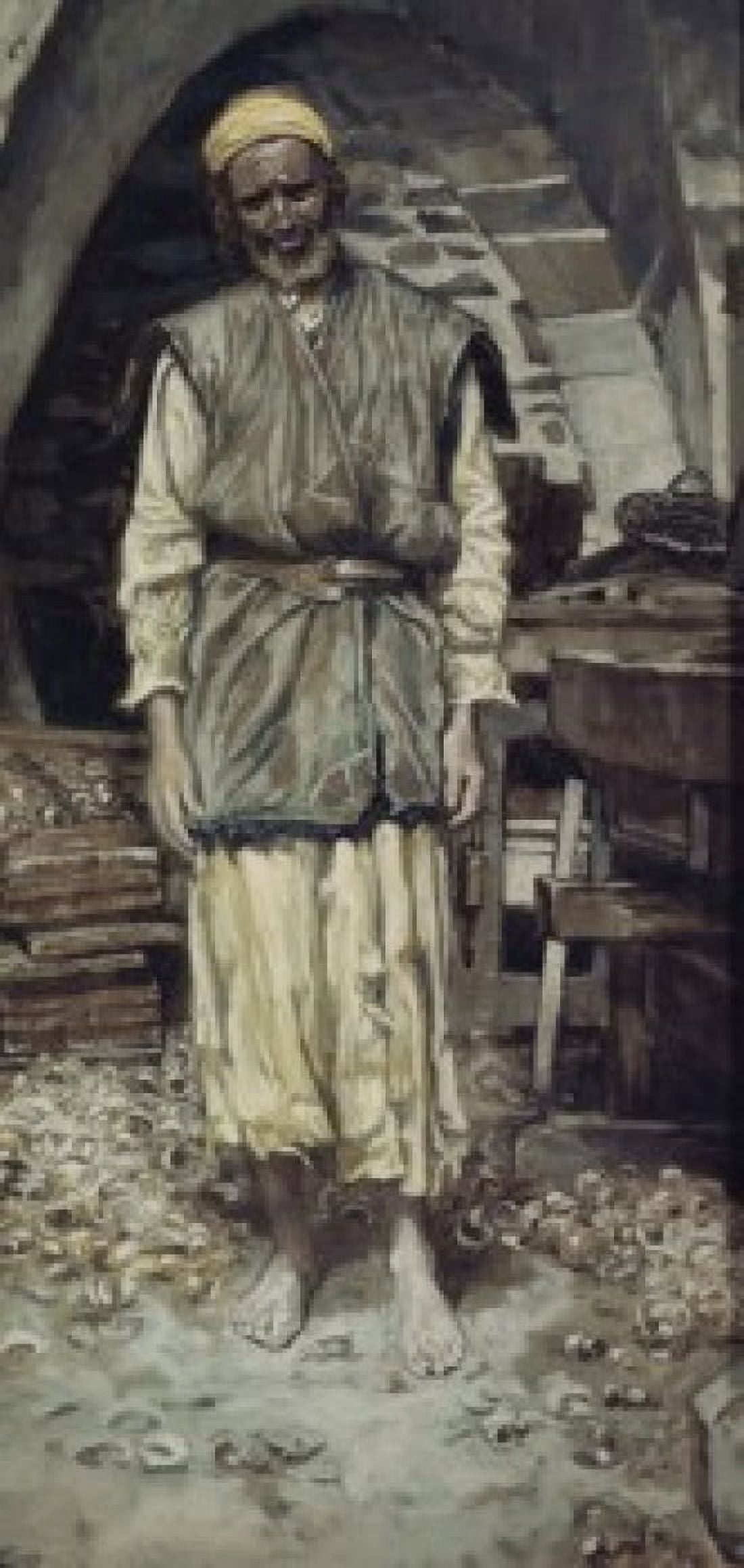 Joseph James Tissot (1836-1902French) Watercolor on paper Canvas Art - James Tissot (18 x 24)