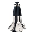 thumbnail image 1 of Joseph Joseph Elevate 6-Piece Stainless Steel Utensil Set with Carousel, 1 of 7