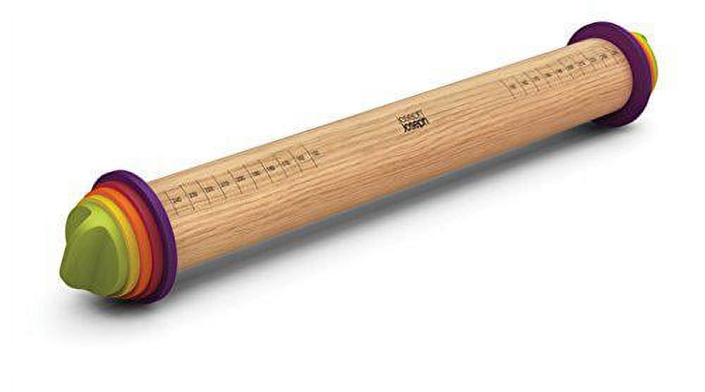 Joseph Joseph Adjustable Rolling Pin with Removable Rings, 13.6", Multi-Color - image 1 of 3