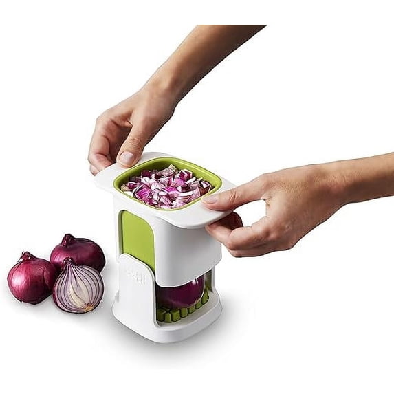 Joseph Joseph ChopCup Vegetable Chopper Green and White