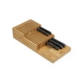 thumbnail image 1 of Joseph Joseph DrawerStore Bamboo 2-tier Kitchen Knife Organizer, 1 of 6