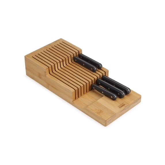 Joseph Joseph DrawerStore Bamboo 2-tier Kitchen Knife Organizer