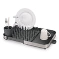 thumbnail image 1 of Joseph Joseph Duo Stainless Steel Expandable Dish Drying Rack with Removable Cutlery Drainer – Adjustable Dish Rack for Kitchen Countertop, Rust-Resistant, Space-Saving, 1 of 7