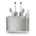 thumbnail image 1 of Joseph Joseph EasyStore Stainless-Steel Toothbrush Holder Bathroom Storage Organizer Caddy, Large, 1 of 5
