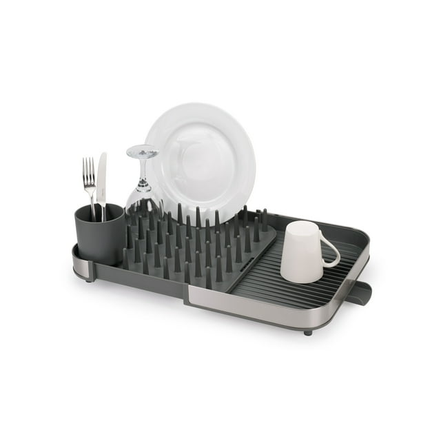 Joseph Joseph Expanding Stainless Steel Dish Rack with Cutlery Drainer