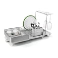 thumbnail image 1 of Joseph Joseph Extend Steel Plus Expandable Dish Rack with Wine Glass Holder, 1 of 9