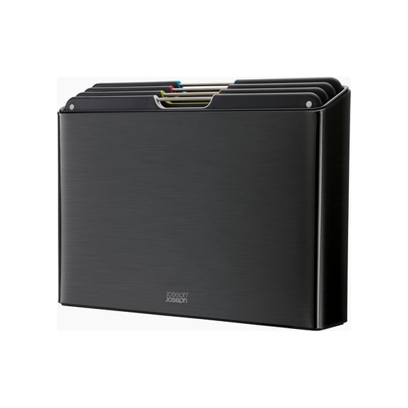 Joseph Joseph Folio Steel 4-Piece Cutting Board Set with Stainless Steel Case