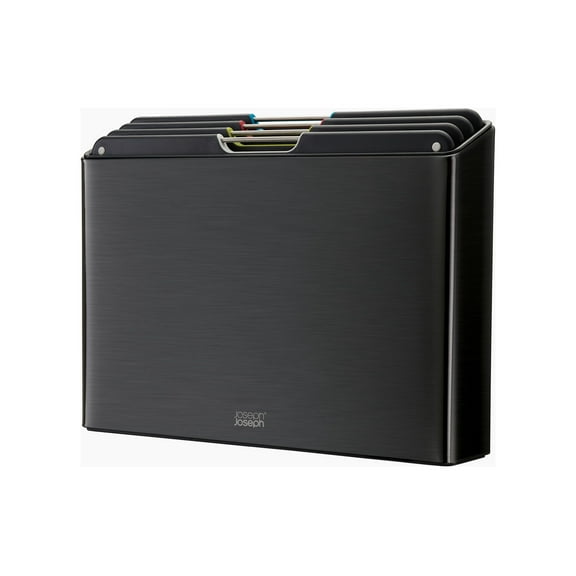 Joseph Joseph Folio Steel 4-Piece Cutting Board Set with Stainless Steel Case