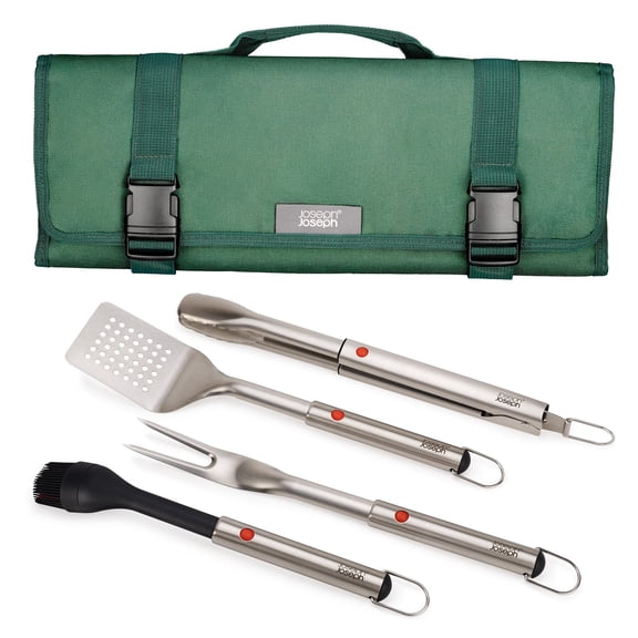 Joseph Joseph GrillOut 4-piece BBQ Tool Set with Storage Case
