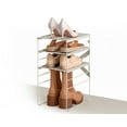 thumbnail image 1 of Joseph Joseph Level Adjustable Shoe Rack - Stores 4 Pairs, 1 of 6