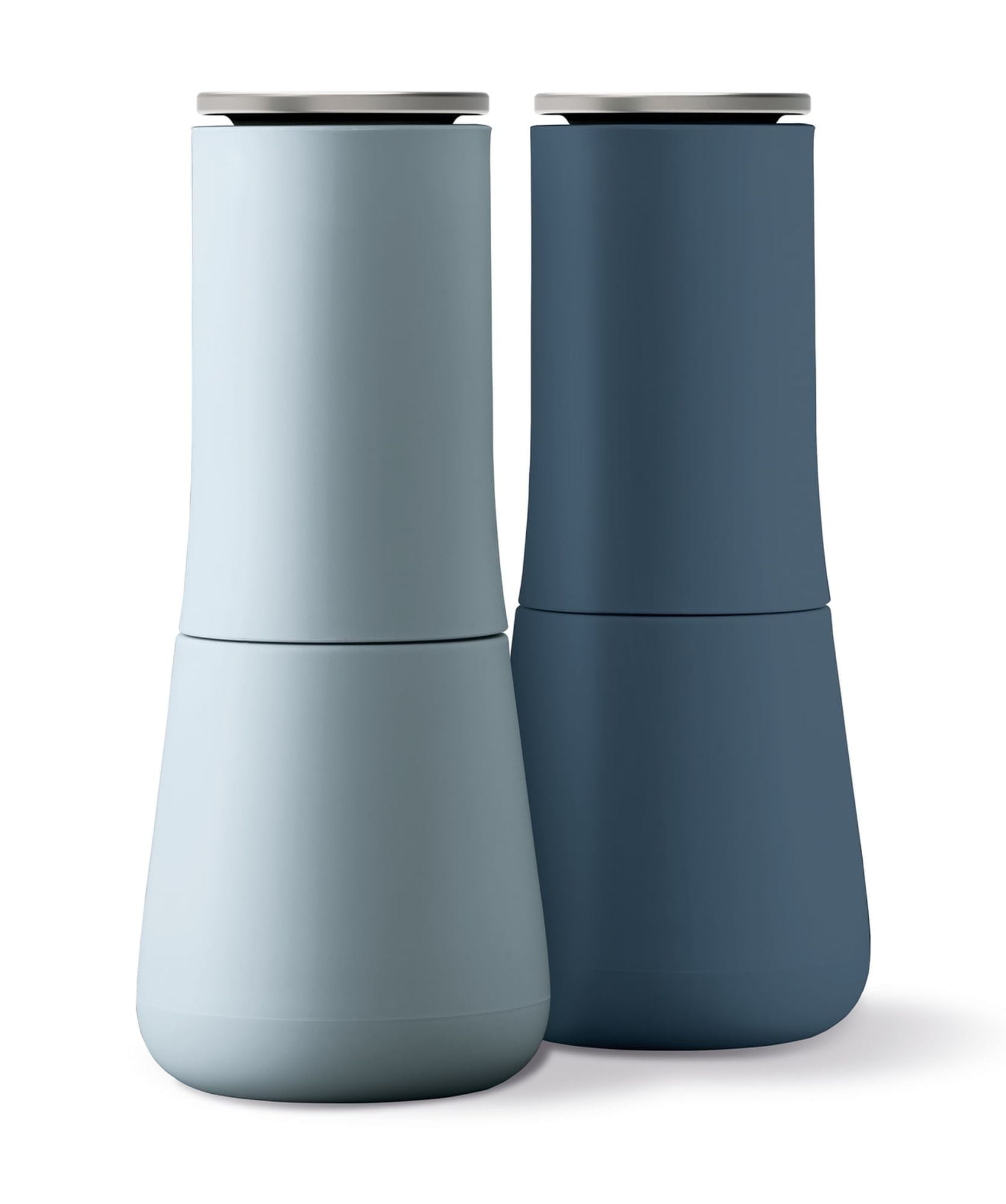 Joseph Joseph Milltop Salt and Pepper Grinder Set, Adjustable Grinding Size