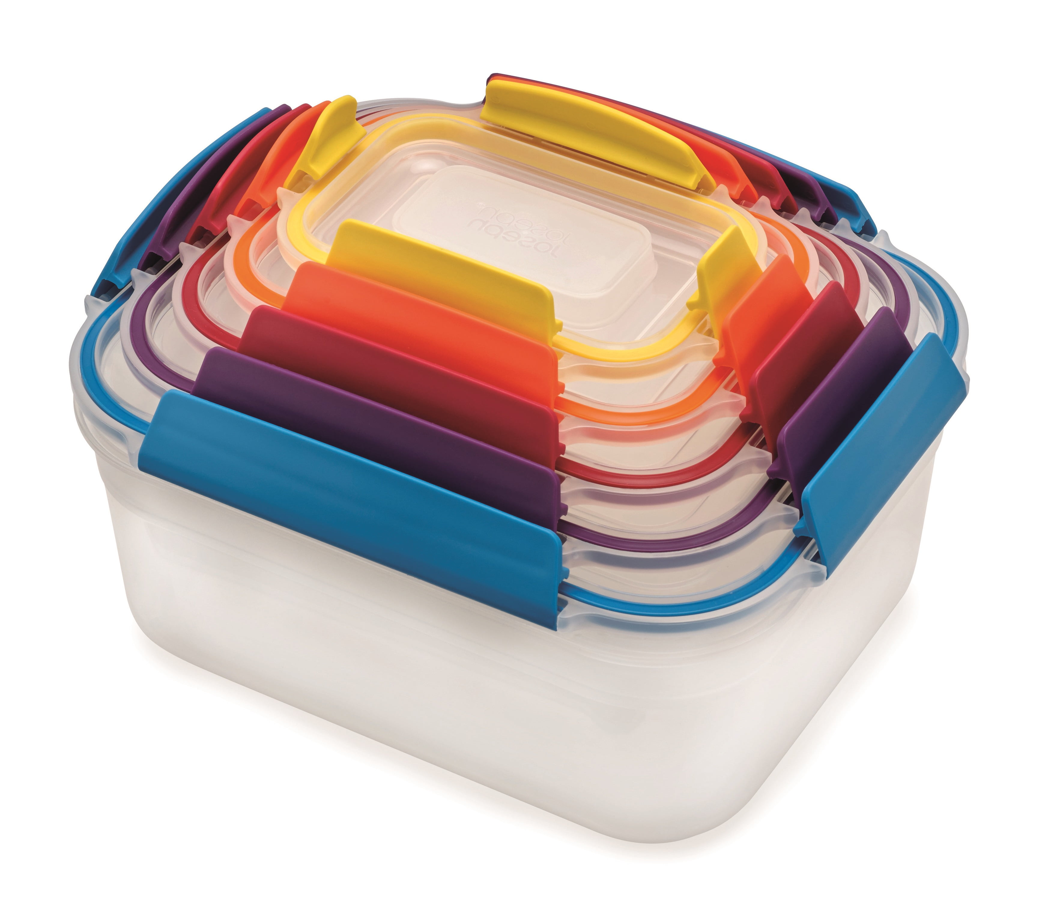 Multicolor BPA-Free Plastic Nesting Food Storage Container Set