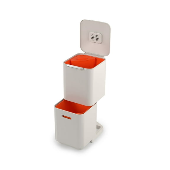 Joseph Joseph Totem Compact 40-liter Waste and Recycling Kitchen Trash Can
