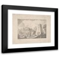 thumbnail image 1 of Joseph Lemercier 18x15 Black Modern Framed Museum Art Print Titled - Architectural Fantasy (19th Century), 1 of 5