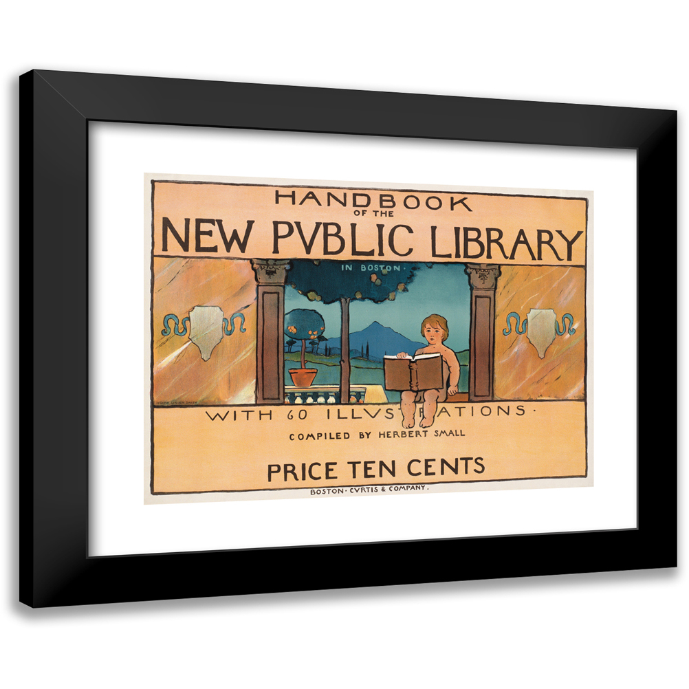 Joseph Lindon Smith 14x11 Black Modern Framed Museum Art Print