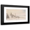 thumbnail image 1 of Joseph Mallord William Turner 14x10 Black Modern Framed Museum Art Print Titled - The Channel Sketchbook 31 (ca. 1845), 1 of 5