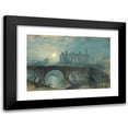 thumbnail image 1 of Joseph Mallord William Turner 24x18 Black Modern Framed Museum Art Print Titled - Alnwick Castle (circa 1829), 1 of 5