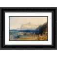 thumbnail image 1 of Joseph Mallord William Turner 2x Matted 24x18 Black Ornate Framed Art Print 'Whitby', 1 of 2