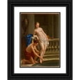 thumbnail image 1 of Joseph-Marie Vien 11x14 Black Ornate Wood Framed Double Matted Museum Art Print Titled: Callisto, Nymph of Diane Out of the Bath (1763), 1 of 5